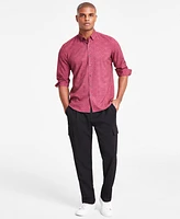 Alfani Men's Alfatech Zig-Zag Shirt, Exclusively at Macy's