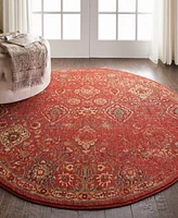 Nourison Home Somerset ST90 5'6"x5'6" Round Area Rug