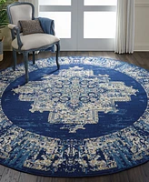 Nourison Home Grafix GRF14 8'x8' Round Area Rug