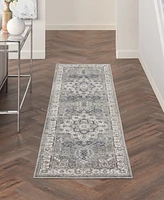 Nourison Home Quarry QUA07 2'2"x7'6" Runner Area Rug