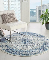 Nourison Home Tranquil TRA06 7'10"x7'10" Round Area Rug