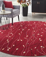 Nourison Home Grafix GRF15 8'x8' Round Area Rug
