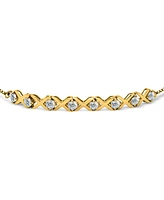 Giani Bernini Cubic Zirconia Xo Bolo Bracelet, Created for Macy's