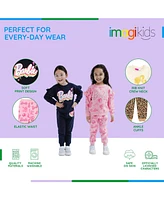 Barbie Toddler Girls Fleece Sweatshirt and Jogger Pants Outfit Set