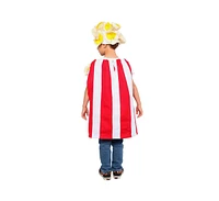 Dress Up America Popcorn Tunic & Hat Costume Set