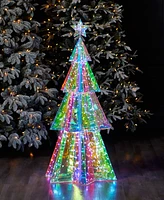 Seasonal Prismatic Christmas Tree Led Lights 45"