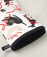 Kate Spade New York Holiday Pets Kitchen Towel, Oven Mitt & Potholder, Set of 4