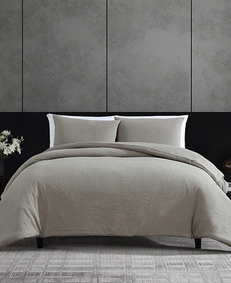 Vera Wang Puckered Texture 3-Pc. Comforter Set