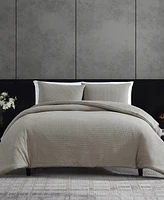 Vera Wang Puckered Texture 3-Pc. Comforter Set