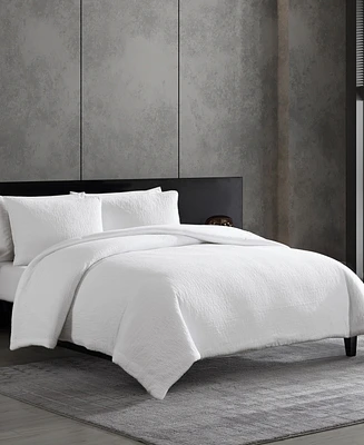 Vera Wang Puckered Texture 3-Pc. Comforter Set