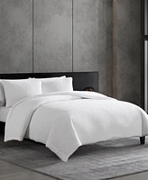 Vera Wang Puckered Texture 3-Pc. Comforter Set
