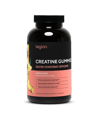 Legion Athletics Creatine Gummies Creatine Monohydrate Supplement 30 Servings