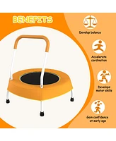 Toddler Trampoline for Kids 1 Year Plus with Handle, Baby Gifts for Boys and Girls, Indoor and Outdoor