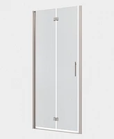 Streamdale Furniture 1 3/8" adjustment, universal pivot shower door, with 1/4" tempered glass