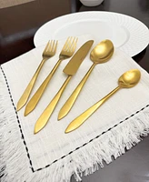 Vibhsa Brushed 20-Pc. Flatware Set