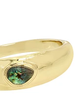 Robert Lee Morris Soho Abalone Molten Bangle Bracelet