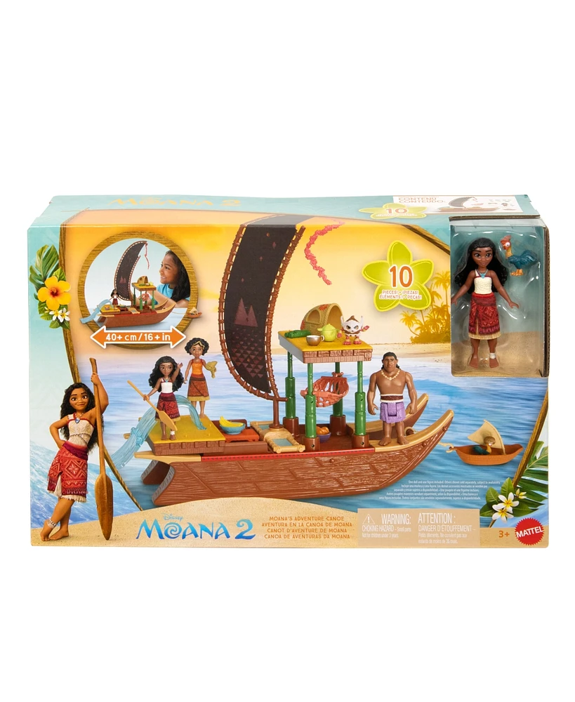 Disney Princess Moana 2 Adventure Canoe Playset
