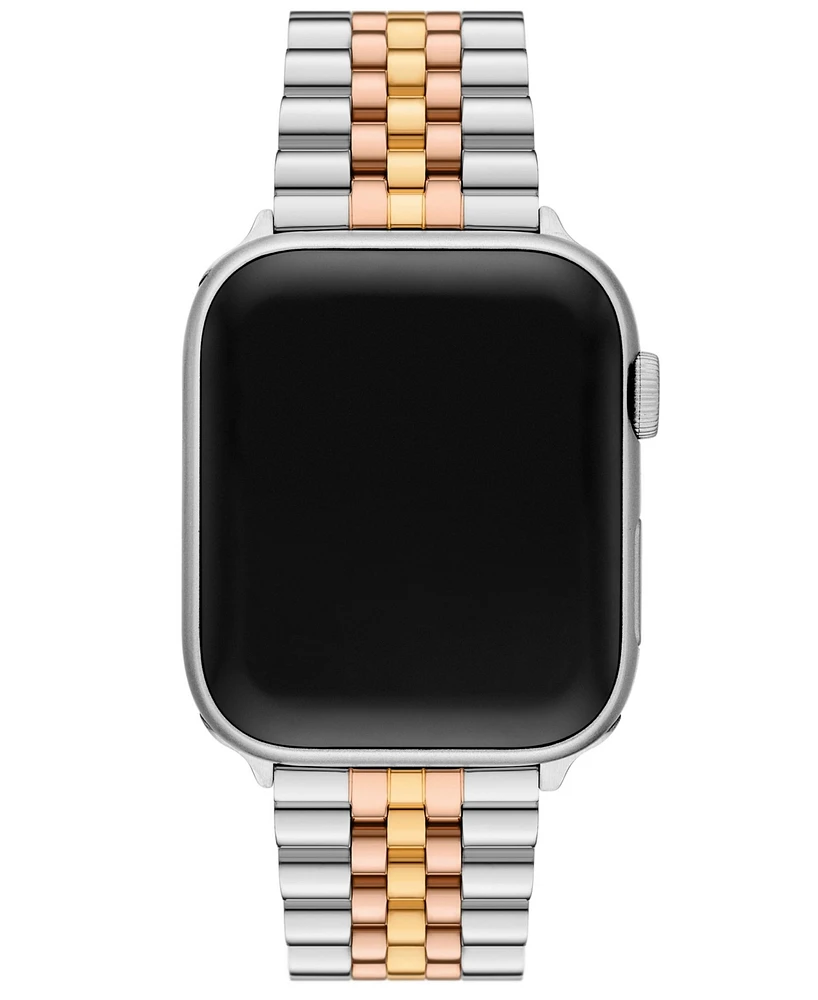 Michael Kors Tri-Tone Stainless Steel Strap for Apple Watch, 38-45mm