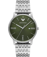 Emporio Armani Men's Stainless Steel Bracelet Watch 42mm - Silver