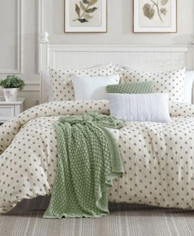 Peri Home Block Print Gauze Comforter Sets