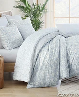 Peri Home Ikat Eyelet 3-Pc. Comforter Set