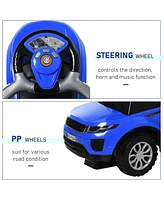 Streamdale Furniture 2 In 1 Push Cars for Toddlers Kid Ride on Push Car Stroller Sliding Car with Horn Music Light Function Secure Bar Ride on Toy for