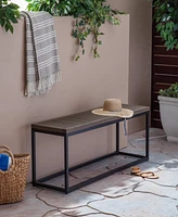 Streamdale Furniture Modern Acacia Wood Bench: Elegance And Comfort For Your Outdoor Oasis