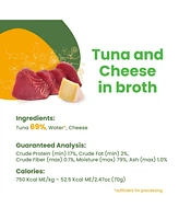 Almo Nature Hqs Natural Cat 24pk (2.47oz): Tuna & Cheese In Broth