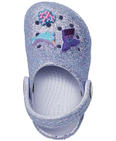 Crocs Toddler Girls Glitter Sea Classic Clogs from Finish Line