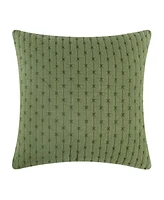 Levtex Cross Stitch Quilted Decorative Pillow