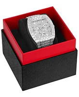 Guess Men's Multi-Function Silver Tone Steel Watch 43mm