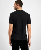 A|X Armani Exchange Men's Embroidered Metallic Icon T-Shirt