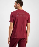 A|X Armani Exchange Men's Short Sleeve Double Sided Logo T-Shirt, Created for Macy's
