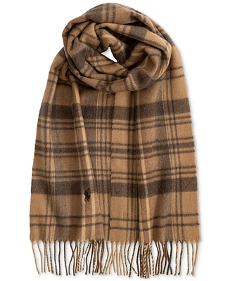 Polo Ralph Lauren Men's Cashmere Blend Plaid Scarf