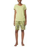 Hue Women's Short-Sleeve Pajama Top