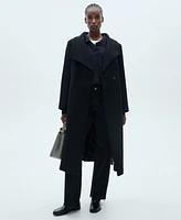 Mango Women's Wool Overcoat