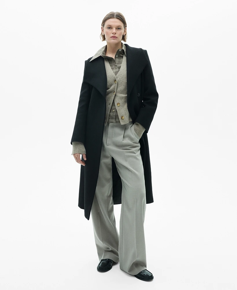 Mango Women's Wool Overcoat