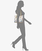 Giani Bernini Winter Floral Large Tote, Created for Macy's