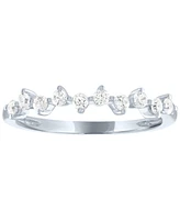 Forever Grown Diamonds Lab-Grown Diamond Scatter Ring (1/4 ct. t.w.) 10k White Gold