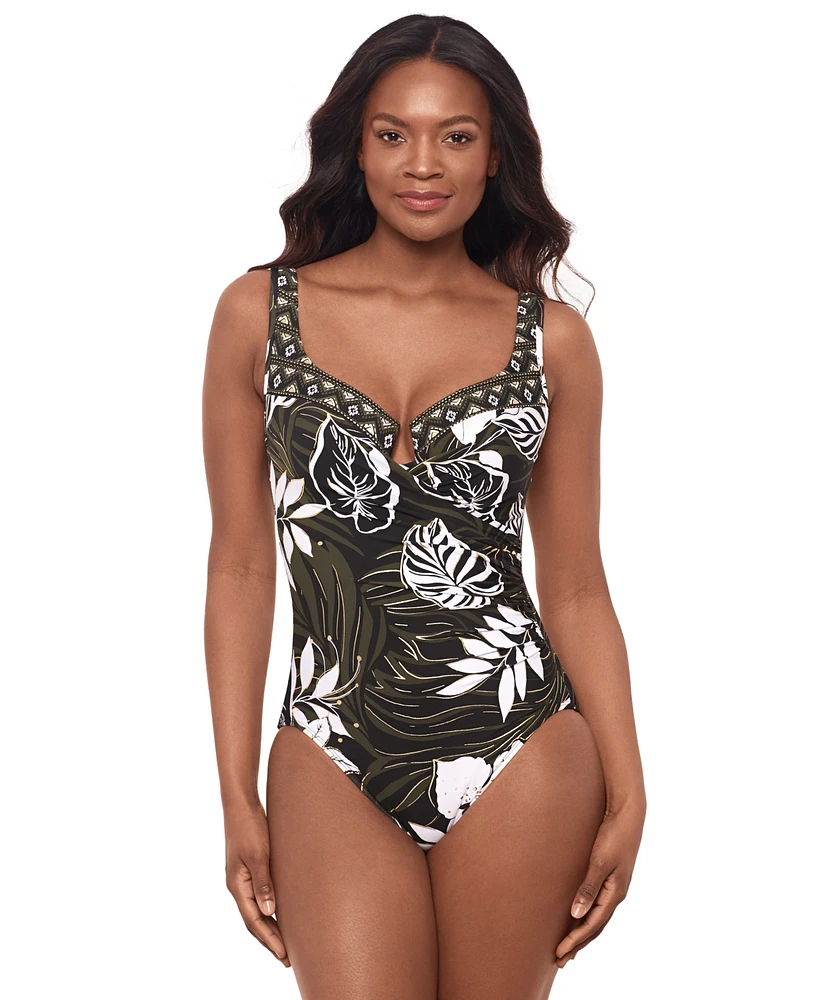 Miraclesuit Women's Elle Dorado Escape Underwired One-Piece Swimsuit