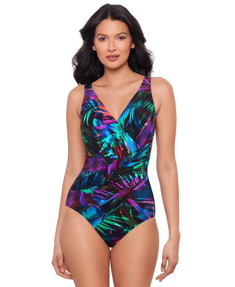 Miraclesuit Women's Palma Paradiso Oceanus Tummy-Control One-Piece Swimsuit