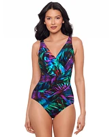 Miraclesuit Women's Palma Paradiso Oceanus Tummy-Control One-Piece Swimsuit