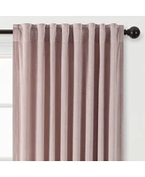 Chanasya Premium Solid Velvet Curtains - Classy and Drapes for Living Room or Bedroom 52" x 84" Off White, 2 Panels