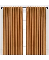 Chanasya Premium Solid Velvet Curtains - Classy and Drapes for Living Room or Bedroom 52" x 84" Off White, 2 Panels