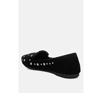 London Rag Olesia Stud Emebllished Ballet Flats