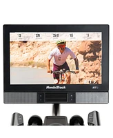 NordicTrack Commercial Series S22i iFIT-enabled Indoor Exercise Bike with 22 inch Pivoting Touchscreen and Incline/Decline Functionality