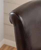 28-Inch Pu Leather Swivel Counter Stool