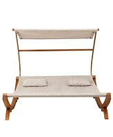 San Juan Sunbed W/ Adjustable Canopy