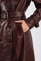 Furniq Uk Women's Cropped Leather Jacket, Created for Macy's