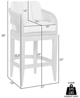 Orbit Outdoor Counter Stool